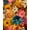 Colorful, variant on Black Floral Peel and Stick Wallpaper Vintage Boho Sugar Skull Contact Paper Gothic Flower Wall Mural Home Vinyl Waterproof Self Adhesive Removable Renter Friendly Wall Paper 17.5" x 118"