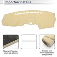 thumbnail image 3 of Unique Bargains Dash Cover for Hyundai Santa Fe 2007-2012 Non-Slip Dashboard Carpet Mat Polyester Silicone Beige, 3 of 7