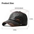 thumbnail image 2 of Fashion Patchwork Baseball Cap Lined Unisex Adjustable Dad Hat For Everyday Outdoor Wear And Sun, 2 of 3