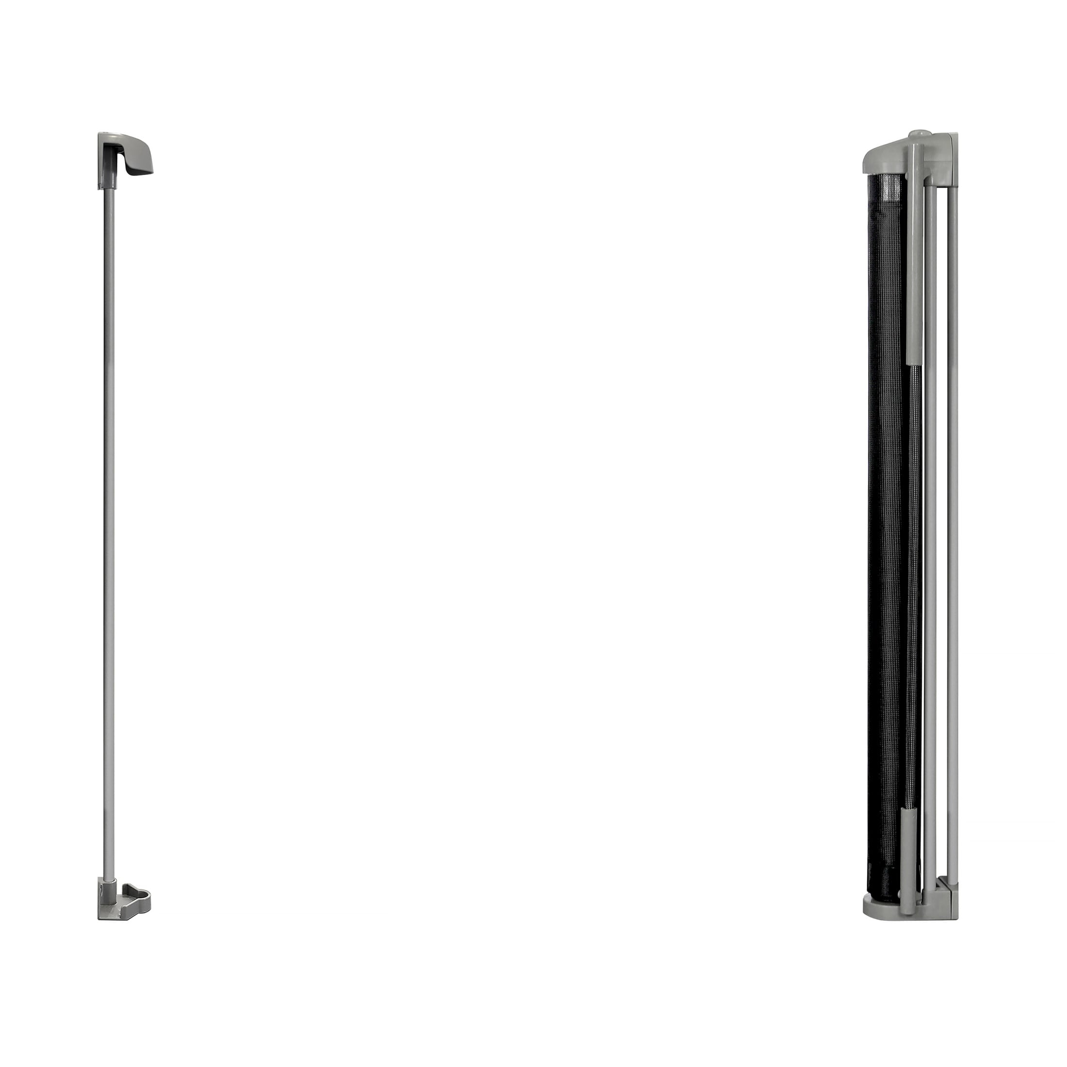 Summer by Ingenuity Tuck Away Retractable Extra Wide Safety Pet and Baby Gate, Up to 56" Wide, 30" Tall - Gray