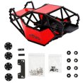 thumbnail image 4 of AUSTAR AX-8503R Nylon RC Roll Cage RC Rock Buggy Body Shell Compatible con 1/10 Axial SCX10 90046 Meterk Rojo, 4 of 7