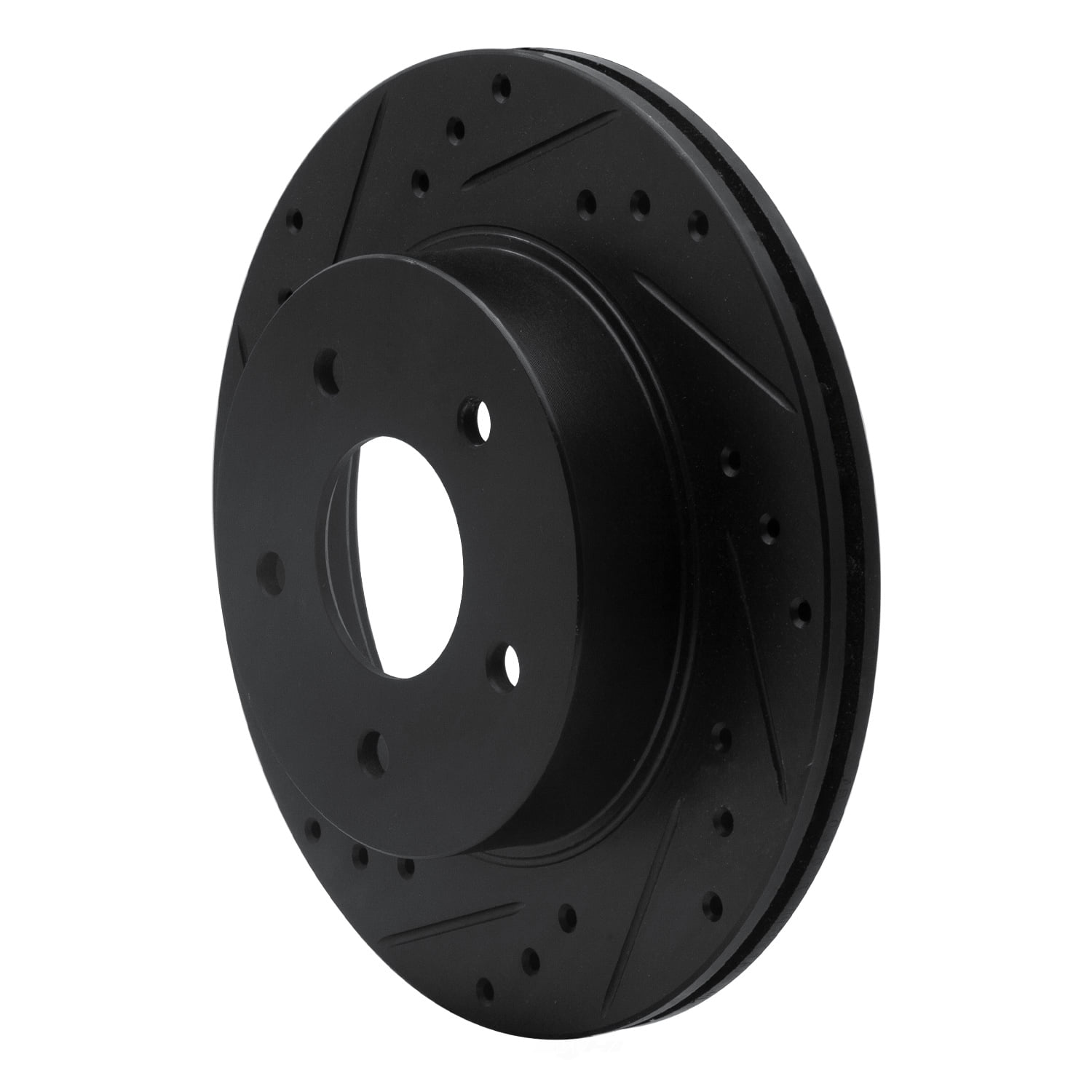Dynamic Friction Company 633-67026L DFC Brake Rotor - Drilled And Slotted - Black