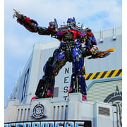 Angle View: Peel-n-Stick Poster of Convertible Transformers Optimus Prime Car Poster 24x16 Adhesive Sticker Poster Print