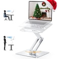 thumbnail image 1 of Urmust 360&deg; Rotating Laptop Stand for Desk Adjustable Height, Ergonomic Laptop Riser Standing Desk Converter, MacBook Stand, Computer Lap top Ris, 1 of 9