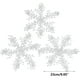 thumbnail image 1 of Adornos de copos de nieve | Decoraciones para el árbol de Navidad | Guirnalda de luces colgantes | Decoración para fiestas navideñas de invierno | Juego de 6, 1 of 1