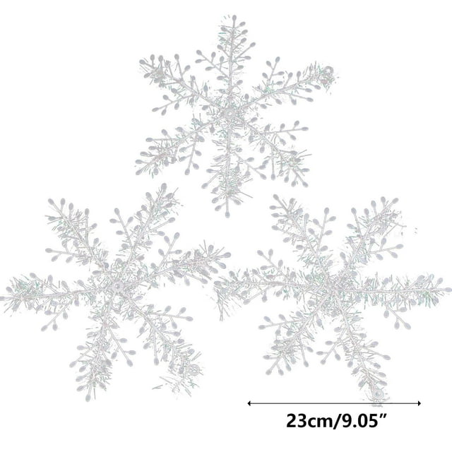 Lenago Ornament,Home Decoration Christmas Snowflake Snowflake String Decoration Christmas Tree Decoration Pendant Christmas Snowflake Christmas Decoration
