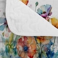 thumbnail image 5 of Davulos Quilt Set King/California King Size,Soft Microfiber Thin Quilts with 2 Pillow Shams,Floral Print Bedspreads Coverlets Bedding Set for All Seasons,110"x96", 5 of 8