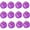 Purple, variant on KOYPTL Christmas Balls Ornaments,12 pcs Foam Shatterproof Balls,Disco Mirror Glitter Christmas Tree Bulbs For Xmas Tree Holiday Wedding Party Decorations (1.18 Inch Purple)