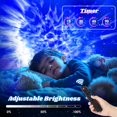 thumbnail image 4 of Star Projector Incamity Galaxy Light con temporizador remoto de 17 modos, 4 of 7