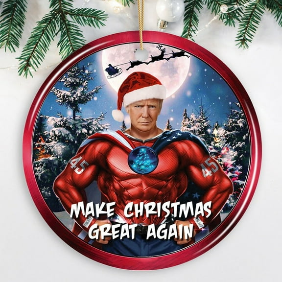 Make Christmas Great Again Donald Trump Ornament