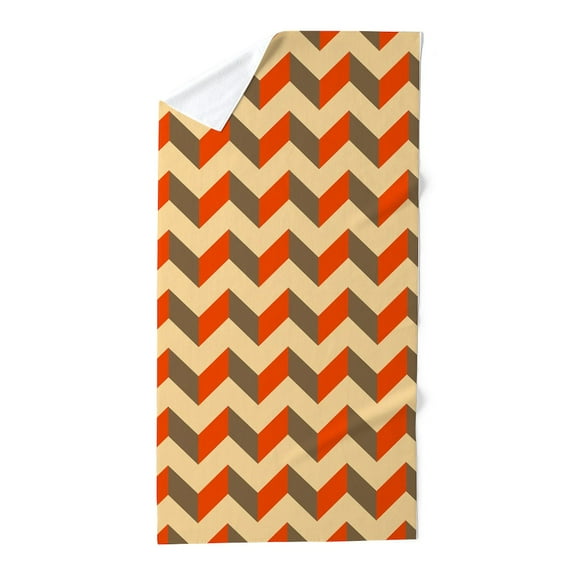 CafePress - Chevron Patchwork Pattern - Large Beach Towel, Soft 30"x60" Towel with Unique Design