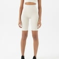 thumbnail image 2 of Jerdar Biker Shorts Women with Pockets - High Waisted Tummy Control Yoga Workout Running Gym Spandex Shorts L, 2 of 3