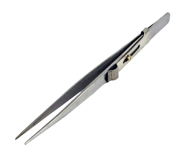 6" Fine Tipped SlideLocking Tweezers Jewelry Making Beading Tool