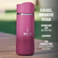 thumbnail image 5 of Ninja Sip Perfect 16oz Stainless Steel Travel Mug, Leak Proof Lid, Dishwasher Safe, Fuchsia Pink, 5 of 8