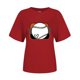 thumbnail image 1 of Gibobby Playera de Verano para Mujer Camiseta con corazón béisbol para mujer Camiseta con corazón béisbol con gráfico para mujer Ropa(Rojo,M), 1 of 3