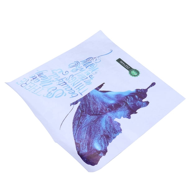 Calcomanía de pared BuyWeek kit de calcomanías de mariposas azul
