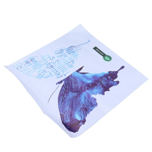 Calcomanía de pared BuyWeek kit de calcomanías de mariposas azul