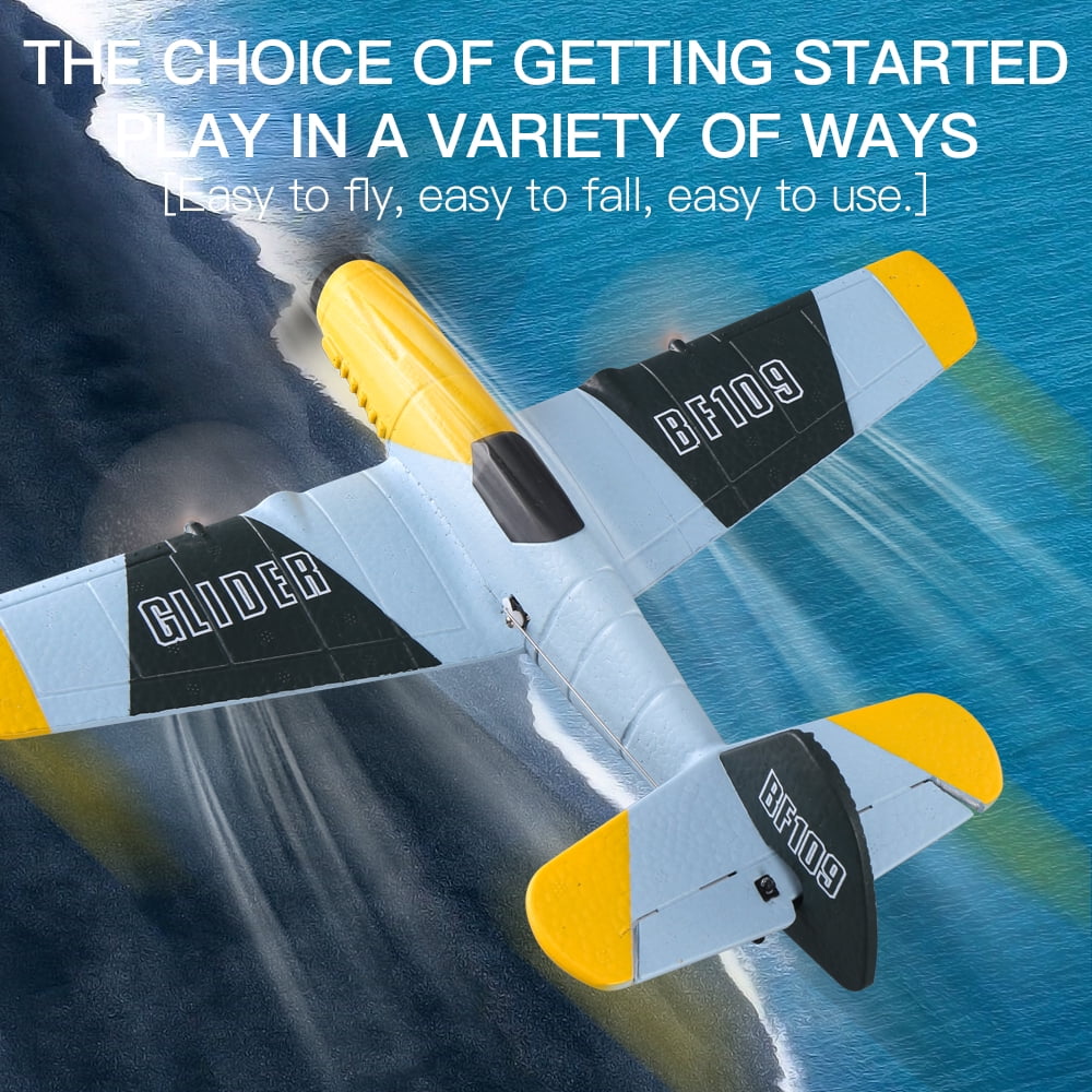 2.4G Remote - Controlled Z61 BF109 Fighter Fixed - Wing RC Airplane, Beginner - Friendly, Durable EPP Foam