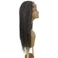 thumbnail image 6 of LUXLUXE Layla Straight Charcoal Grey Item Length 27.5 in Wig, 6 of 7