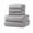 Gray, variant on Wovilon 5 Pcs Bath Towels Set For Bathroom Cotton Thick Soft Absorbent Towel Set Of 6 Household Wash Face Gift Towel