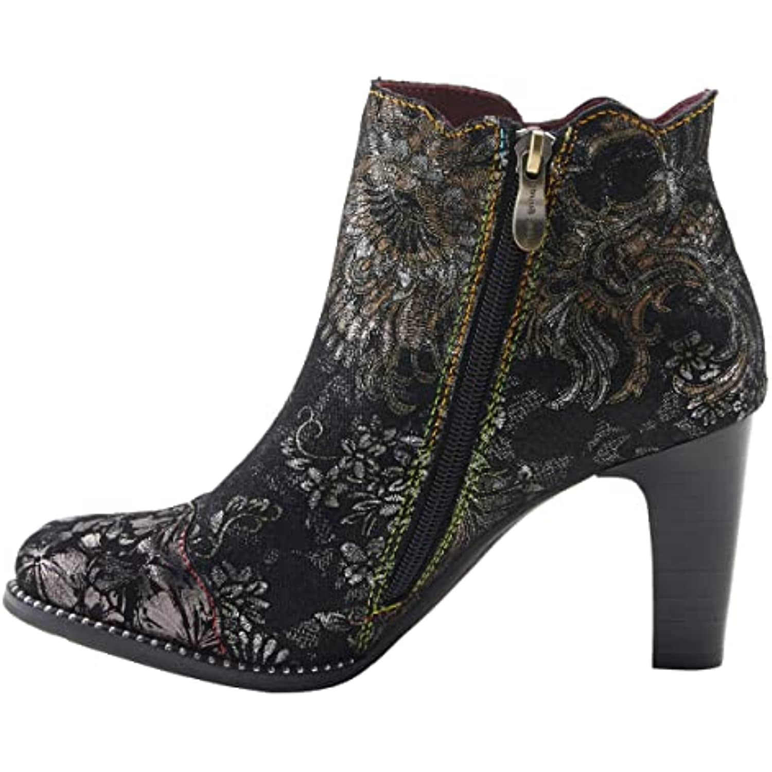 Spring Step L'Artiste Women's Smokinhot Black Multi Booties EU 36 / US ...