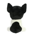 thumbnail image 4 of Aurora - Small White Petites - 7" Harvard Boston Terrier - Expressive Stuffed Animal, 4 of 5