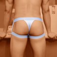 thumbnail image 3 of Vedolay Men's Briefs Men's Soft Underpant U- Pocket Briefs And Mens Glow in The Dark Underwear,Gray XL, 3 of 5