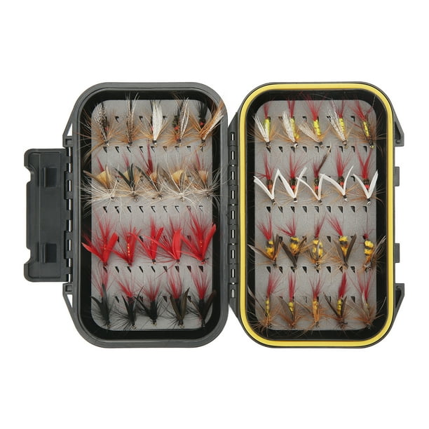 Fly Fishing Kit, Gift Stainless Steel Boxed Fishing Kit 40Pcs Organized For  Outdoor