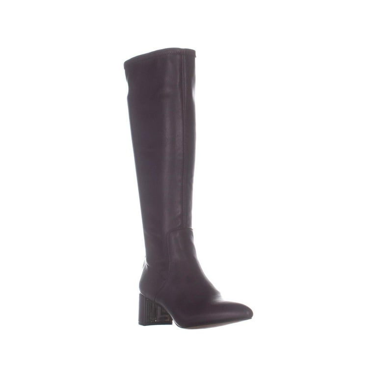 Womens Franco Sarto Francia Knee High Boots Burgundy 8.5 US 38.5 EU Walmart