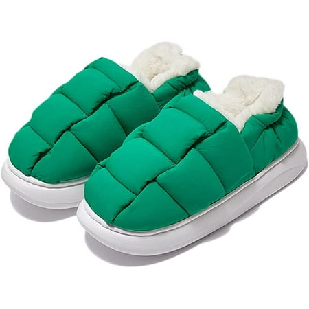 

CoCopeanut Women s Fuzzy Winter Slippers Ankle Boots Slippers Warm House Shoes Outdoor Indoor Plush Fur Lining