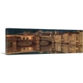 thumbnail image 1 of ARTCANVAS The Ponte Vecchio - Florence 1867 Canvas Art Print by William Holman Hunt - Size: 36" x 12" (1.50" Deep), 1 of 9