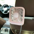 thumbnail image 2 of Desktop Fan Shockproof Convenient USB Powered Mute Design Portable Fan for Car, 2 of 10