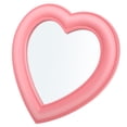 thumbnail image 1 of Miangastore Heart Shape Mirror Tabletop Makeup Mirror Creative Standing Wall-mounted Mirror, 1 of 8