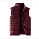 thumbnail image 3 of 2023-Nueva moda de alta calidad para hombres con Color sólido estilo británico Casual Caballero Collar de pie chaqueta de plumón chaleco ligero, 3 of 5
