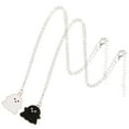 thumbnail image 3 of 2 Pcs Colliers Fantômes Colliers Couples Collier Gothique Collier Pendentif Halloween, 3 of 8