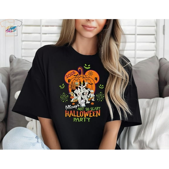 Halloween 2025 Shirt, 2025 Mickey Not So Scary Halloween Party shirt, Disney Halloween Party Shirt, Halloween Family Matching Shirts