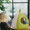 thumbnail image 6 of Winter Warm Bird Bed Hanging Hammock Hut, Comfortable Snuggle Nest House for Small Birds, Cage Accessories, Indoor Use Ground Desktop Placement, 6 of 6