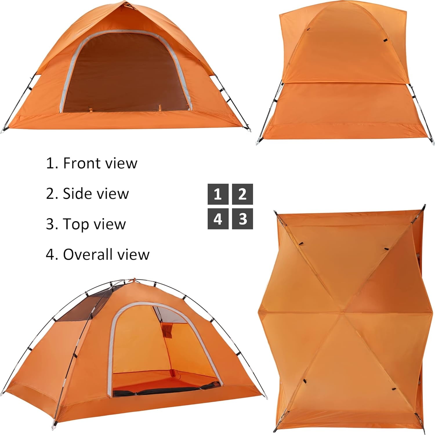 Ozark Trail Tent Clostnature Vela Camping Tent 2/4/6 Person