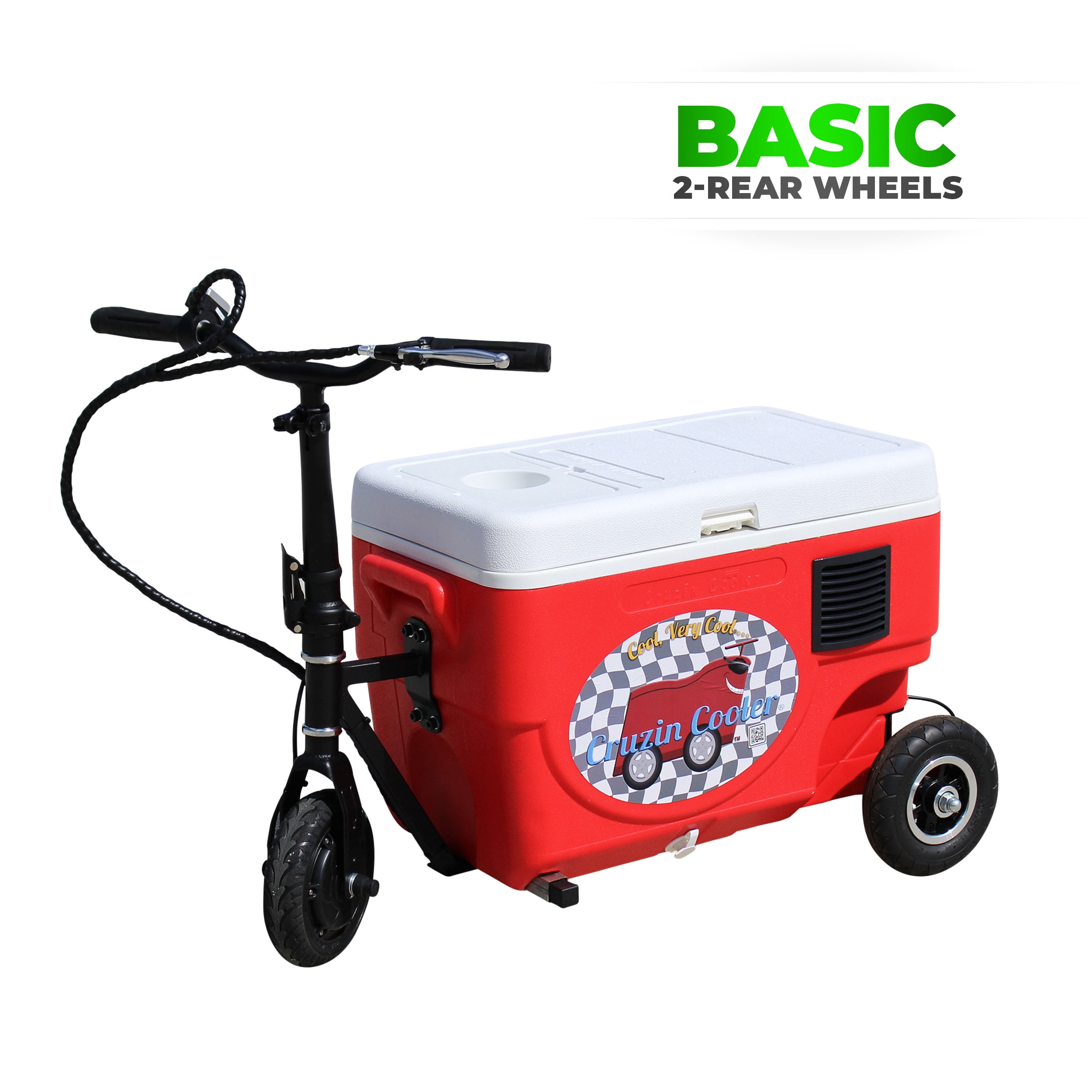 Cruzin Cooler CZHB BASIC Motorized Ice Chest Scooter, 9 MPH Top Speed