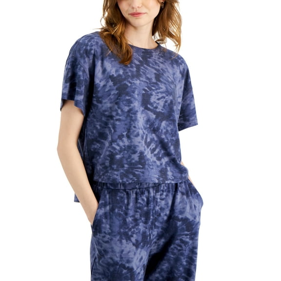 Jenni Womens Super Soft Pajama T-Shirt, Blue, XS