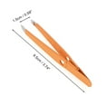 thumbnail image 2 of Unique Bargains 1 Pc Heart Style Eyebrow Tweezer for Bathroom Travel Hotel Orange Stainless Steel, 2 of 4