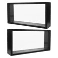 thumbnail image 2 of Display Frame Shadow Box Rectangular Wood And Acrylic Specimen Preservation For Office Decoration Simple Frame Design 2Pcs, 2 of 5