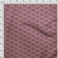 thumbnail image 4 of oneOone Silk Tabby Purple Fabric Animal Skin Fabric For Sewing Printed Craft Fabric By The Yard 42 Inch Wide, 4 of 5