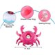 thumbnail image 2 of Paquete de 6 flotadores para bebidas con forma de animal, portavasos inflables reutilizables para fiestas de verano en la piscina. Cangrejo., 2 of 4
