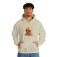 thumbnail image 6 of Pumpkin Skull Dot Day Unisex Heavy Blend™ Hooded Sweatshirt, 6 of 9