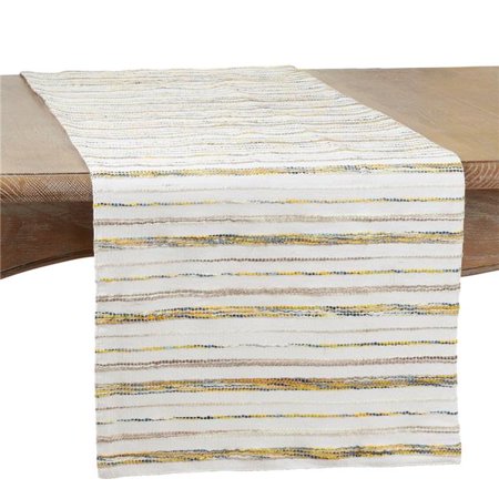 

16 x 72 in. Striped Oblong Table Runner Multi Color