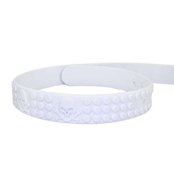 Premium Skulls Silicone Rubber Belt