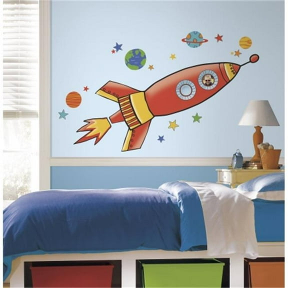 Rocket Peel And Stick Giant Wall Decals