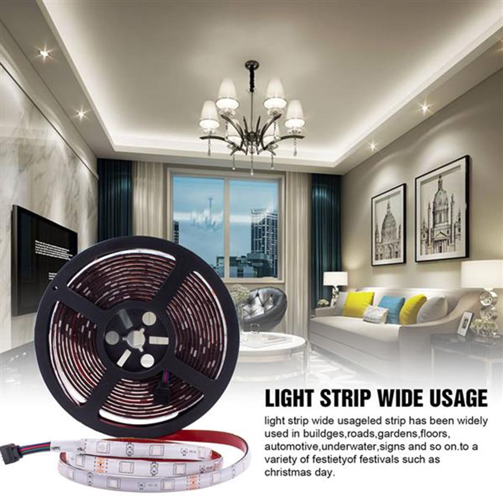 LED Strip Lights, Smart WiFi Waterproof LED Rope Lights, 20 Colors Changing Tape Light with 12V Power Supply for Room, Bedroom, TV, Kitchen, Desk
