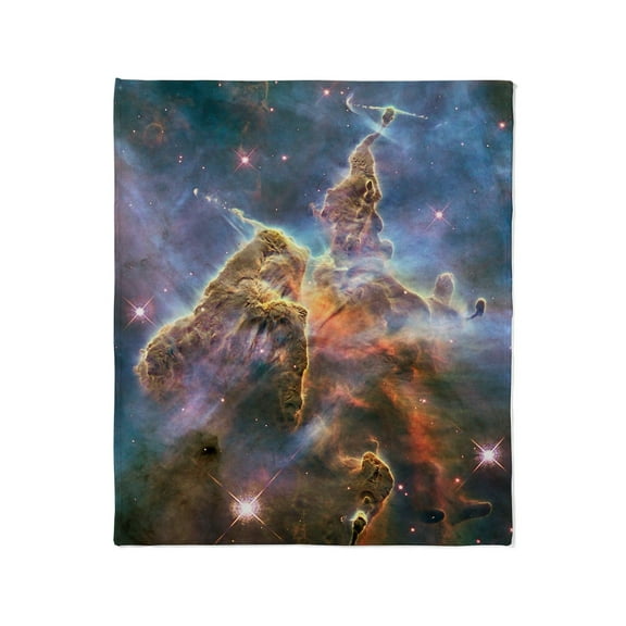 CafePress - Carina Nebula Throw Blanket - Soft Fleece Throw Blanket, 50"x60" for All Ages